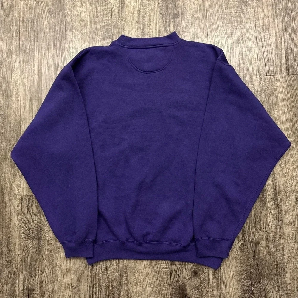 Vintage East Carolina Pirates Embroidered Crewneck Sweatshirt College Sz M - Picture 2 of 5